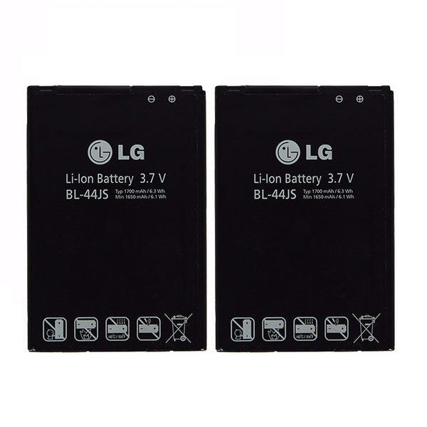 KIT 2x LG BL-44JS 1700 mAh Replacement Battery for Lucid / Viper VS840 4G - LG - Simple Cell Shop, Free shipping from Maryland!