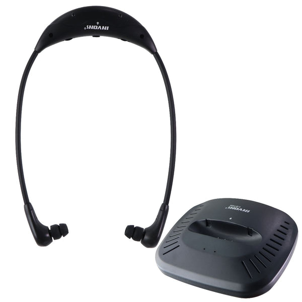 Invons Bluetooth TV Headphones with Charging Base - Black (h-BT600) - Invons - Simple Cell Shop, Free shipping from Maryland!