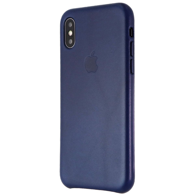 Apple Leather Case for iPhone Xs Smartphone - Midnight Blue (MRWN2ZM/A) - Apple - Simple Cell Shop, Free shipping from Maryland!