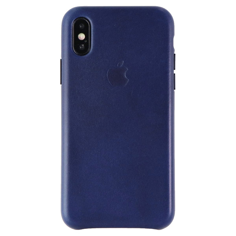 Apple Leather Case for iPhone Xs Smartphone - Midnight Blue (MRWN2ZM/A) - Apple - Simple Cell Shop, Free shipping from Maryland!