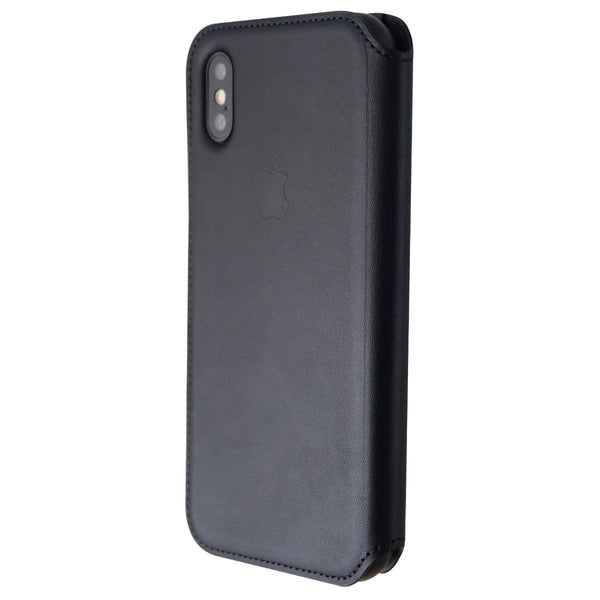 Apple Leather Folio Case for iPhone Xs & iPhone X - Black Leather (MRWW2ZM/A) - Apple - Simple Cell Shop, Free shipping from Maryland!