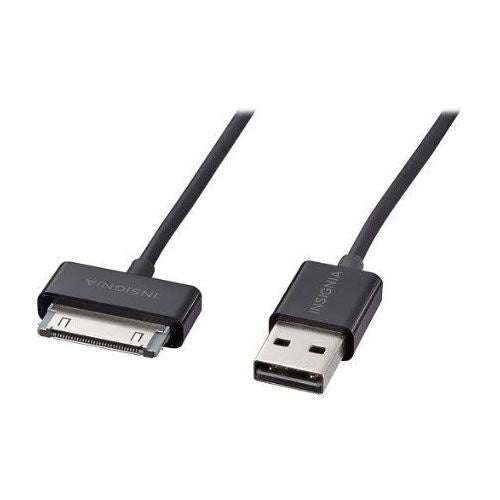 Insignia (NS-SAMCS) 4ft 30-pin to USB Charge and Sync Cable - Black - Insignia - Simple Cell Shop, Free shipping from Maryland!