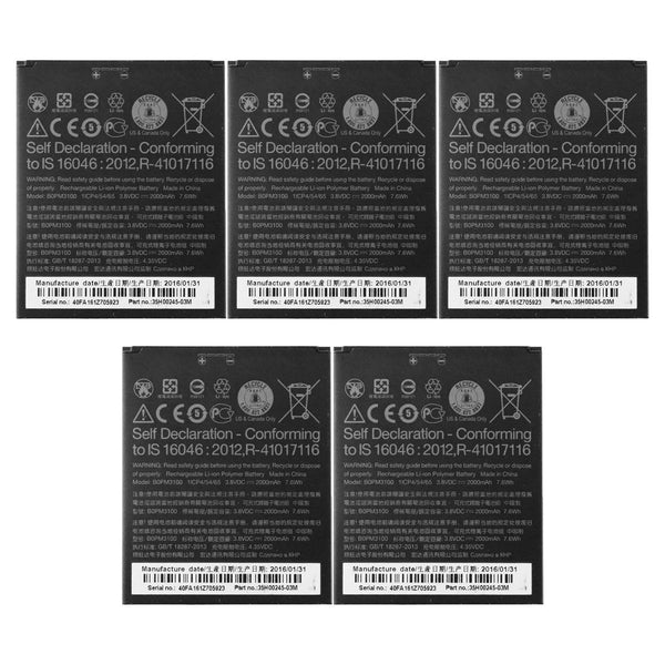 KIT 5x OEM 2000 mAh Replacement Battery (B0PM3100) for HTC Desire 526 - HTC - Simple Cell Shop, Free shipping from Maryland!