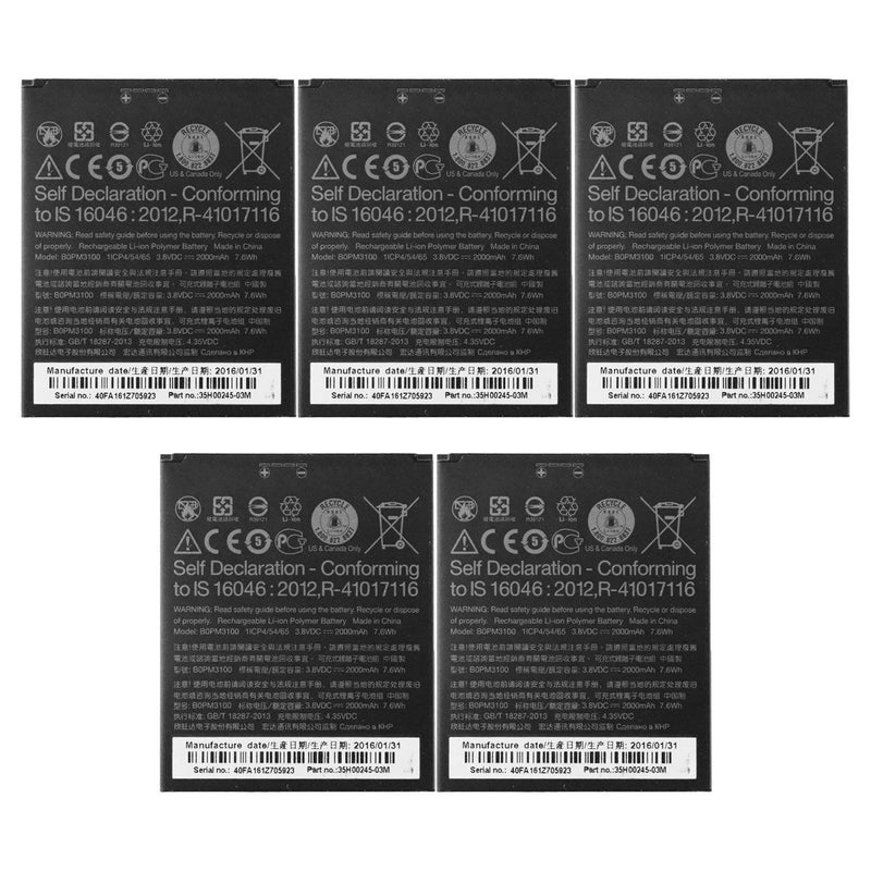 KIT 5x OEM 2000 mAh Replacement Battery (B0PM3100) for HTC Desire 526 - HTC - Simple Cell Shop, Free shipping from Maryland!