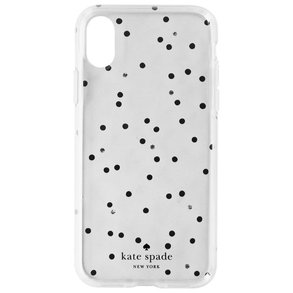 Kate Spade Flexible Hardshell Series Case for iPhone XS / X - Clear/Dots/Gems - Kate Spade - Simple Cell Shop, Free shipping from Maryland!