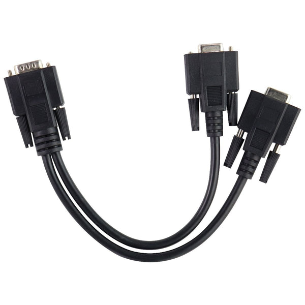 Universal 1-Foot VGA to Dual VGA Monitor Y Splitter Adapter Cable - Black - Unbranded - Simple Cell Shop, Free shipping from Maryland!