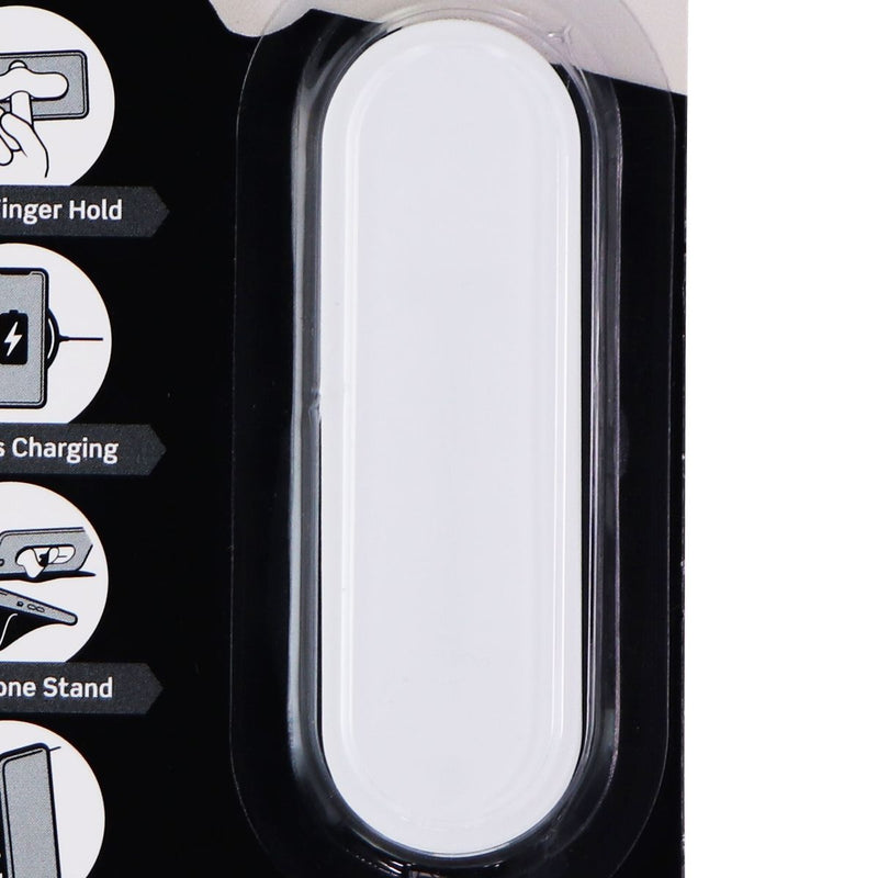 PhoneFin Flex Series Single Finger Phone Grip for Smartphones - White - PhoneFin - Simple Cell Shop, Free shipping from Maryland!