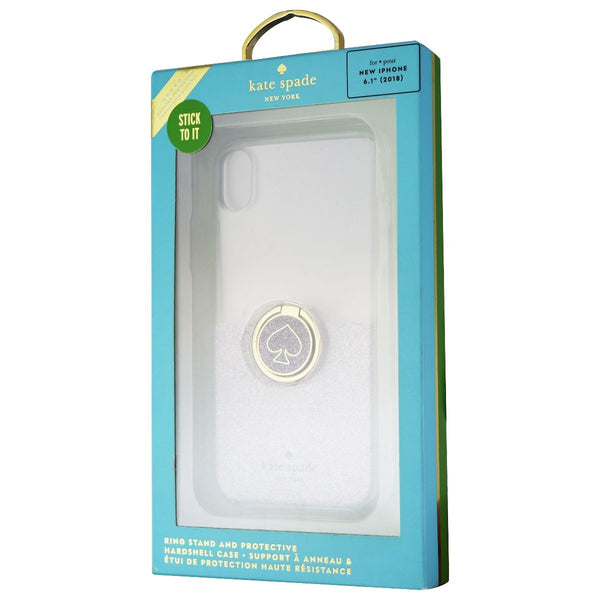 Kate Spade Hybrid Case & Ring Stand for Apple iPhone XR - Multi Glitter / Clear - Kate Spade - Simple Cell Shop, Free shipping from Maryland!
