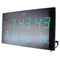 HITO 14.2-inch Oversized LED Wall Clock - Black/Green (HT6033) - HITO - Simple Cell Shop, Free shipping from Maryland!