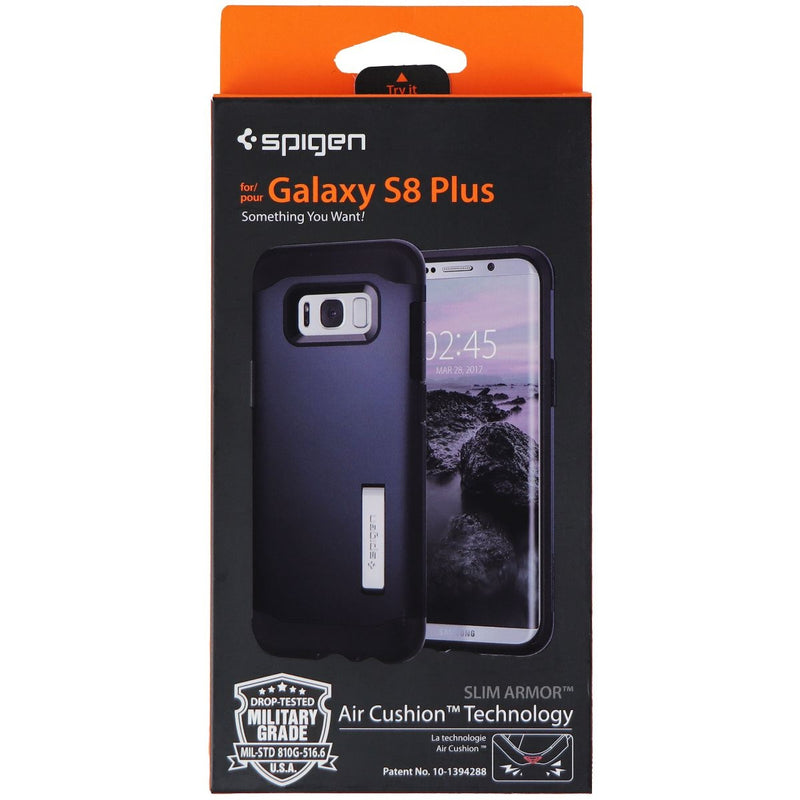 Spigen Slim Armor Series Dual Layer Case for Galaxy S8+ (Plus) - Metal Slate - Spigen - Simple Cell Shop, Free shipping from Maryland!
