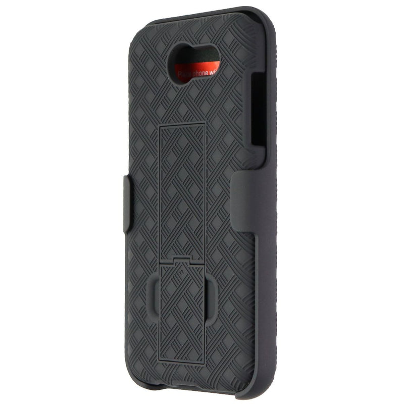 Verizon Shell and Holster w/ Kickstand for Galaxy J3 Eclipse/Mission - Black - Verizon - Simple Cell Shop, Free shipping from Maryland!