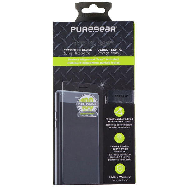PureGear Steel 360 Series Tempered Glass for LG G8 ThinQ - Clear - PureGear - Simple Cell Shop, Free shipping from Maryland!