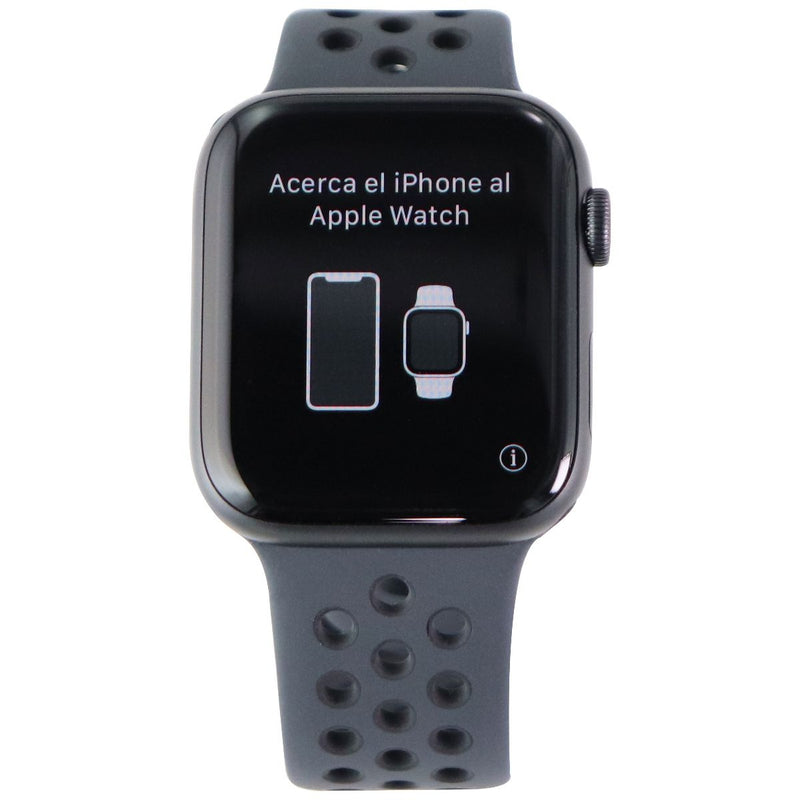 Apple Watch Series 5 Nike (GPS + Cellular) 44mm Space Gray/Black Nike Sport Band - Apple - Simple Cell Shop, Free shipping from Maryland!