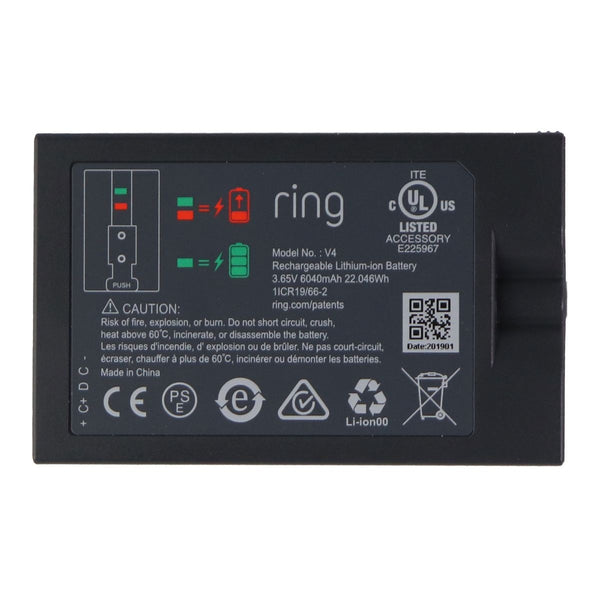 Ring (V4) Rechargeable 6040mAh Battery Pack - Gray - Ring - Simple Cell Shop, Free shipping from Maryland!