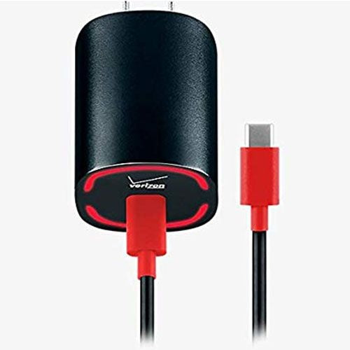 Verizon USB-C Wall Charger w/ 6ft USB-C to USB-C Cable - 2 Pack - Black / Red - Verizon - Simple Cell Shop, Free shipping from Maryland!