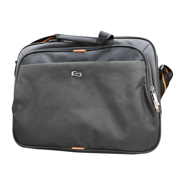 Solo Conquer 15.6-inch Expandable Laptop Messenger Bag - Black/Orange - Solo New York - Simple Cell Shop, Free shipping from Maryland!