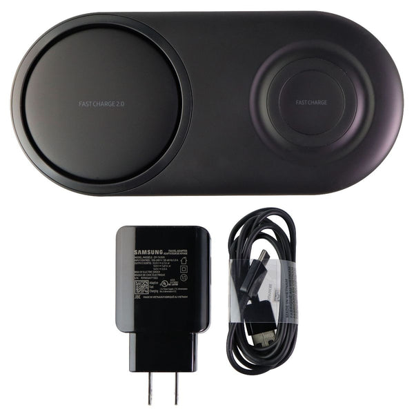 Samsung Duo 12W Qi Certified Fast Charge Wireless Charging Pad - Black EP-P5200 - Samsung - Simple Cell Shop, Free shipping from Maryland!