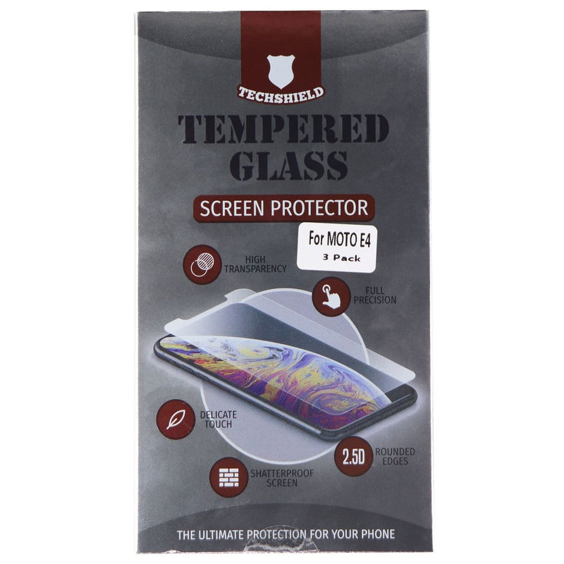 TechShield Tempered Glass Screen for Motorola Moto E4 - (3 Pack) - Motorola - Simple Cell Shop, Free shipping from Maryland!