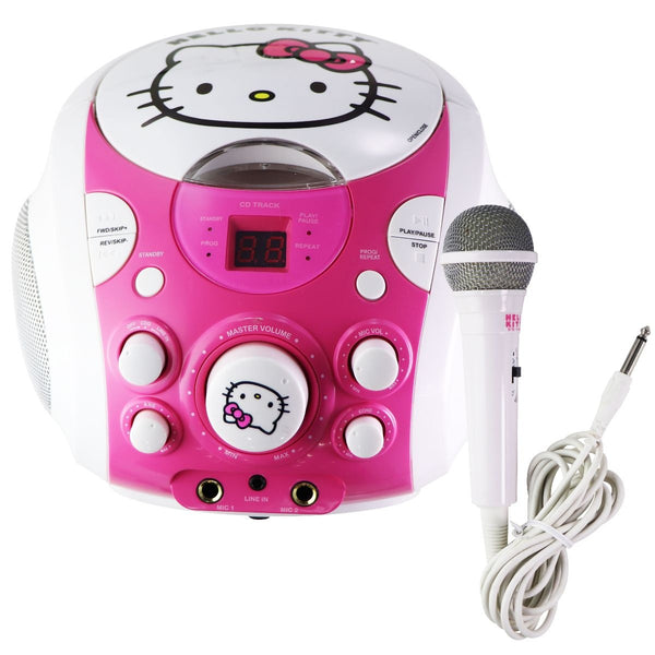 Hello Kitty Portable Karaoke System with Microphone - Pink/White - Hello Kitty - Simple Cell Shop, Free shipping from Maryland!