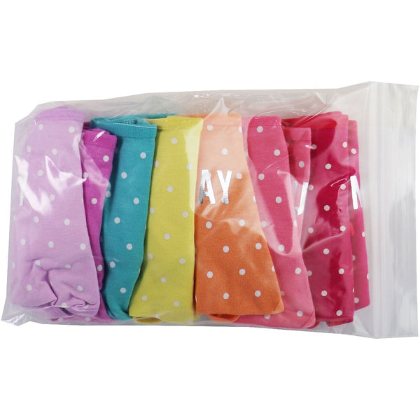 GAP Kids - Girls Bikini Bottom Underwear 7 Pairs / XS (4-5) - Multi-Color - GAP - Simple Cell Shop, Free shipping from Maryland!