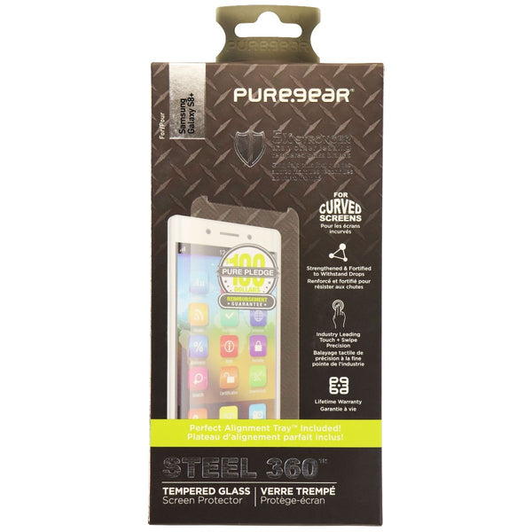 PureGear Steel 360 Tempered Glass with Align Tray for Galaxy S8+ (Plus) - Clear - PureGear - Simple Cell Shop, Free shipping from Maryland!