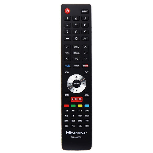 Hisense Remote Control (EN-33926A) for Select Hisense and Sharp TVs - Black - Hisense - Simple Cell Shop, Free shipping from Maryland!