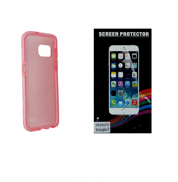Screen Protector and Tech21 Evo Check Pink Gel Case for Samsung Galaxy S7 - Tech21 - Simple Cell Shop, Free shipping from Maryland!
