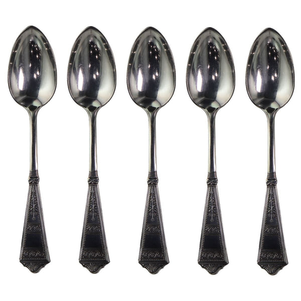 Roger & Burton R.B. AI 1847 (5 Piece) Spoon Set - Small Spoons - 5 Inch - R.B. AI 1847 - Simple Cell Shop, Free shipping from Maryland!