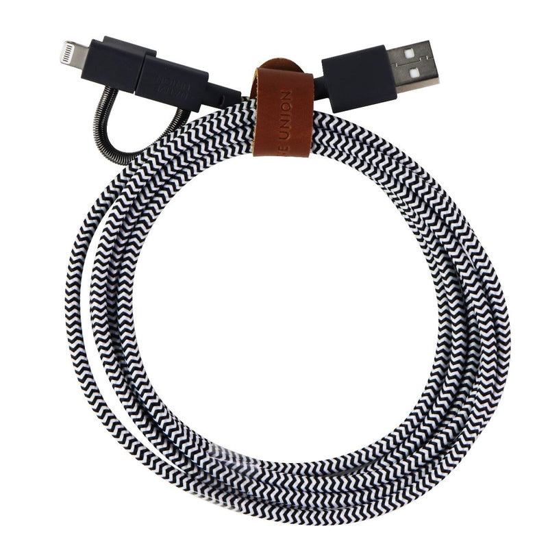 Native Union (BELT-KV-ULC-ZEB-V2) 6.5Ft 3in 1 Charging Cable for iPhones - Native Union - Simple Cell Shop, Free shipping from Maryland!