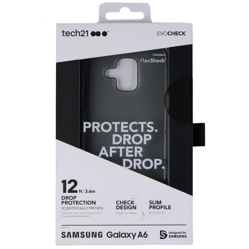 Tech 21 Evo Check Series Gel Case for Samsung Galaxy A6 - Smokey Black - tech 21 - Simple Cell Shop, Free shipping from Maryland!