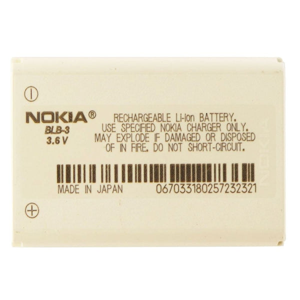 Nokia Li-ion OEM Rechargeable Battery (BLB-3) 3.6V 6385i 8265i 8855 - Nokia - Simple Cell Shop, Free shipping from Maryland!