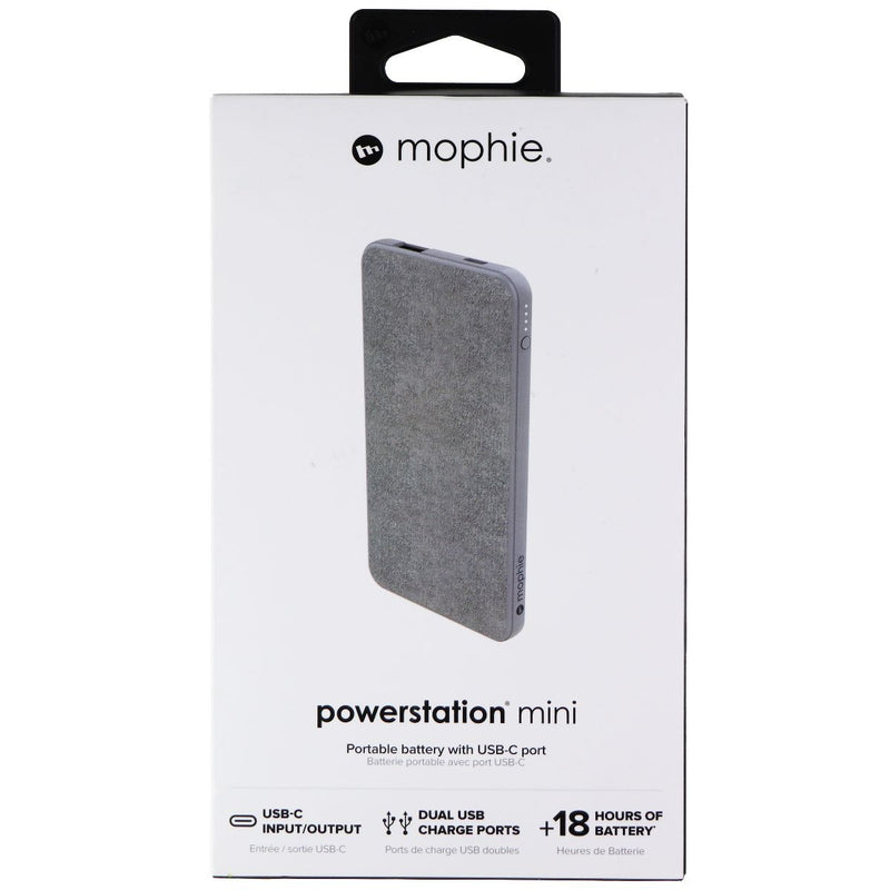 Mophie Powerstation Mini 5,000 mAh Battery with USB-C & USB-A Ports - Gray - Mophie - Simple Cell Shop, Free shipping from Maryland!