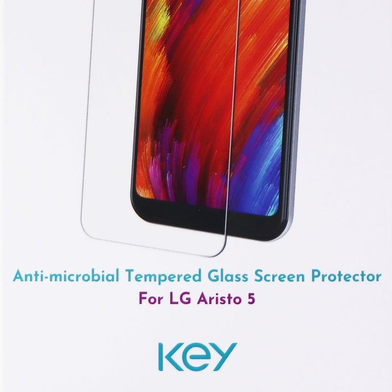 Key Tempered Glass Screen Protector for LG Aristo 5 - Clear - Key - Simple Cell Shop, Free shipping from Maryland!