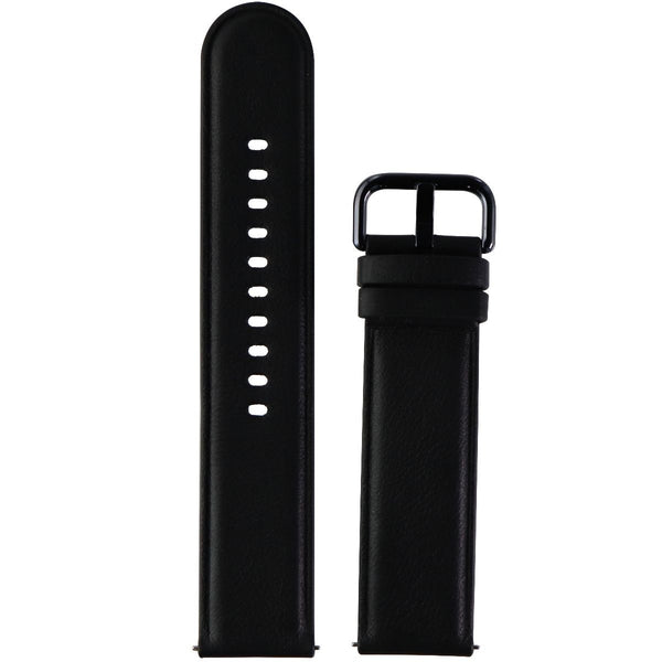 Samsung 20mm Leather Band for Galaxy Watch Active2 - Black/Gunmetal - Small - Samsung - Simple Cell Shop, Free shipping from Maryland!