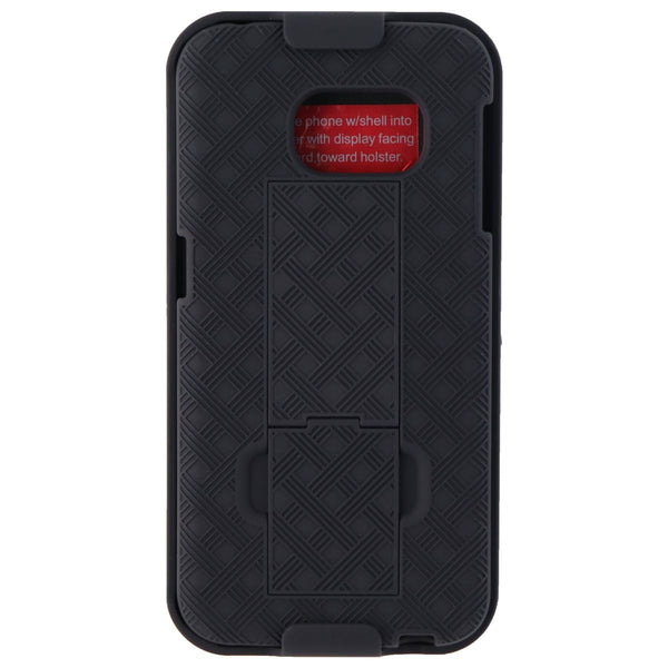 Verizon Shell Holster Combo Case w/ Kickstand for Samsung Galaxy S6 Edge - Black - Verizon - Simple Cell Shop, Free shipping from Maryland!