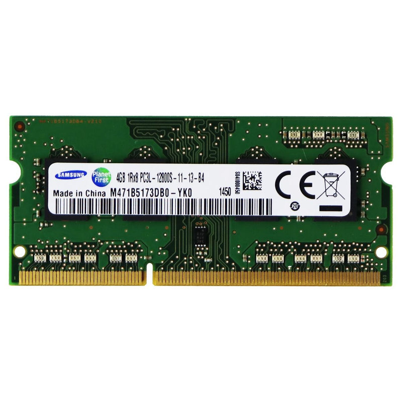 Samsung (4GB) DDR3L RAM PC3L-12800S (1Rx8) SO-DIMM 1600MHz (M471B5173DB0-YK0) - Samsung - Simple Cell Shop, Free shipping from Maryland!