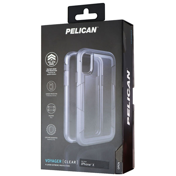 Pelican Voyager Series Case and Holster for Apple iPhone Xs/X - Clear / Gray - Pelican - Simple Cell Shop, Free shipping from Maryland!