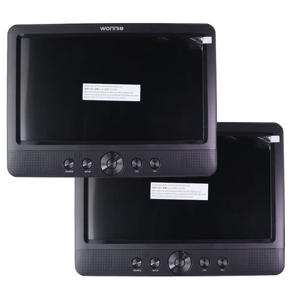 Wonnie Dual DVD Player Set with Picture Viewer & Power Charging - Black (W-1011) - Wonnie - Simple Cell Shop, Free shipping from Maryland!