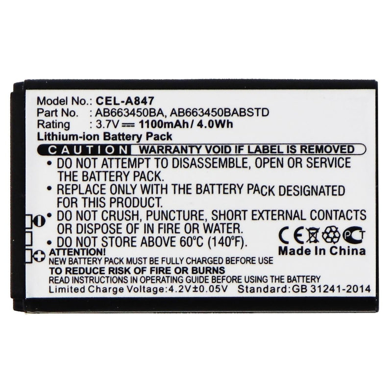 UltraLast Rechargeable Battery for Select Samsung Smartphones - CEL-A847 - UltraLast - Simple Cell Shop, Free shipping from Maryland!