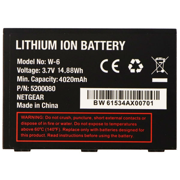 NETGEAR Rechargeable Li-ion 4,020mAh OEM Battery (W-6) for NETGEAR AirCard 781S - Netgear - Simple Cell Shop, Free shipping from Maryland!