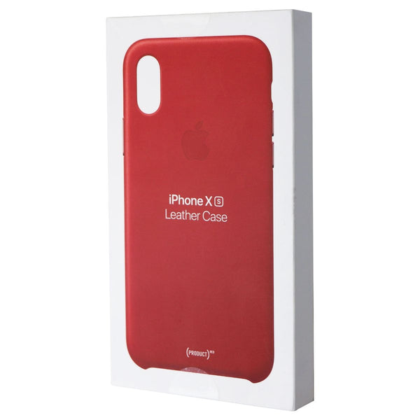 Apple Leather Case for iPhone Xs - (Product) RED (MRWK2ZM/A) - Apple - Simple Cell Shop, Free shipping from Maryland!