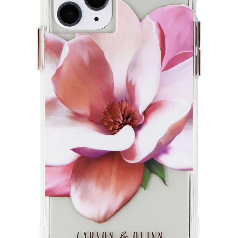 Carson & Quinn Hybrid Case for iPhone 11 Pro & Xs/X - Clear/Rose Gold Magnolia - Carson & Quinn - Simple Cell Shop, Free shipping from Maryland!