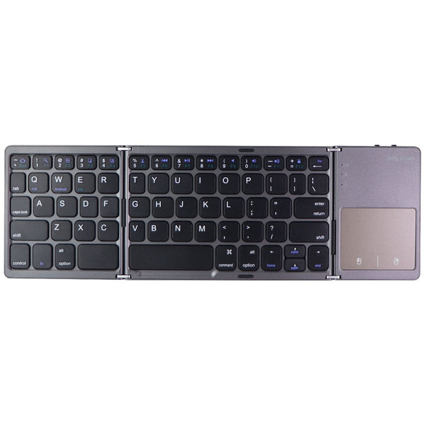 Jelly Comb Foldable Bluetooth Keyboard with Touchpad - Dark Gray (B-003B) - Jelly Comb - Simple Cell Shop, Free shipping from Maryland!