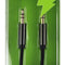 Hottips 4-Foot Braided Stereo Aux Cable with 3.5mm Connectors - Black - Hottips - Simple Cell Shop, Free shipping from Maryland!