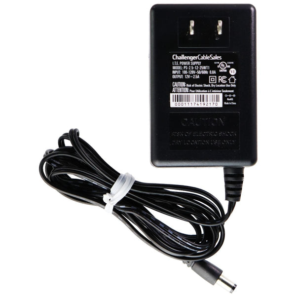 Challenger (PS-2.5-12-25WT1) I.T.E. Switching Power Supply - Black - Challenger Cable Sales - Simple Cell Shop, Free shipping from Maryland!