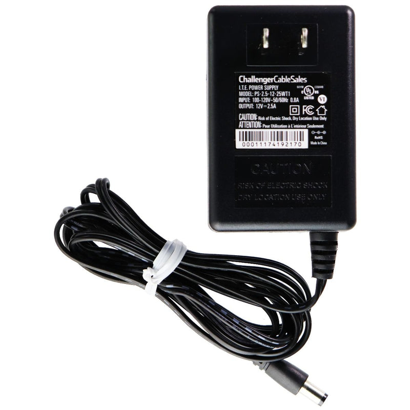 Challenger (PS-2.5-12-25WT1) I.T.E. Switching Power Supply - Black - Challenger Cable Sales - Simple Cell Shop, Free shipping from Maryland!