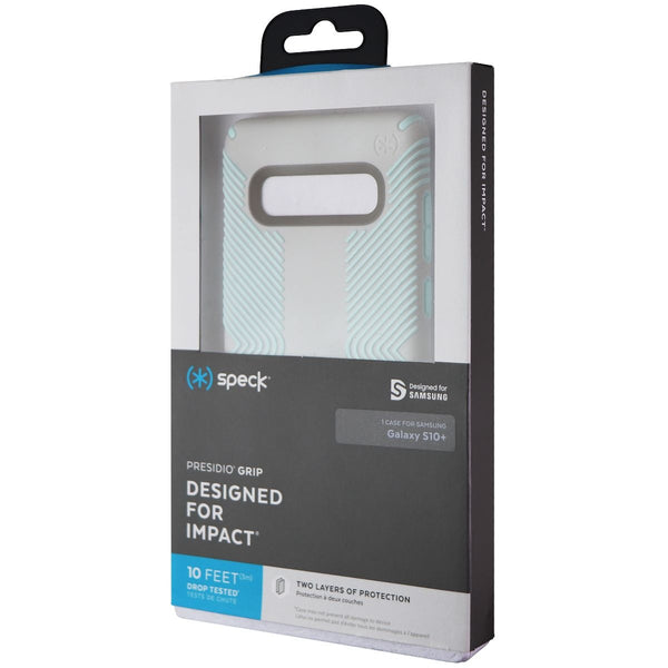 Speck Presidio Grip Case for Samsung Galaxy (S10+) - Dolphin Gray/Aloe Green - Speck - Simple Cell Shop, Free shipping from Maryland!
