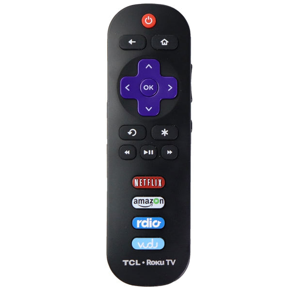TCL TV Remote Control with Netflix/Amazon/Rdio/Vudu - Black OEM
