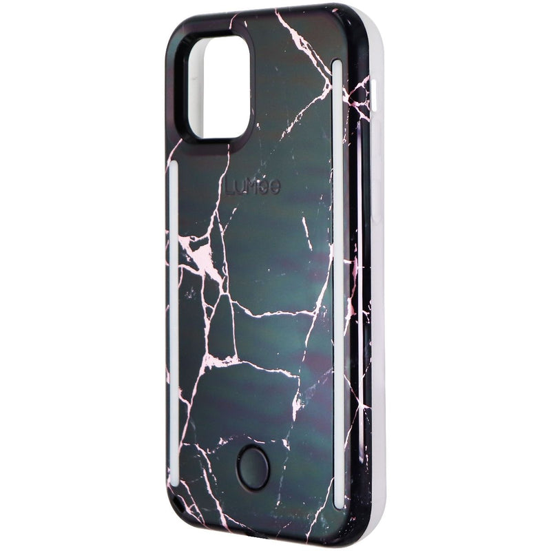 LuMee Duo Lighted Selfie Case for iPhone 11 Pro & Xs/X - Black/Rose Marble - Case-Mate - Simple Cell Shop, Free shipping from Maryland!