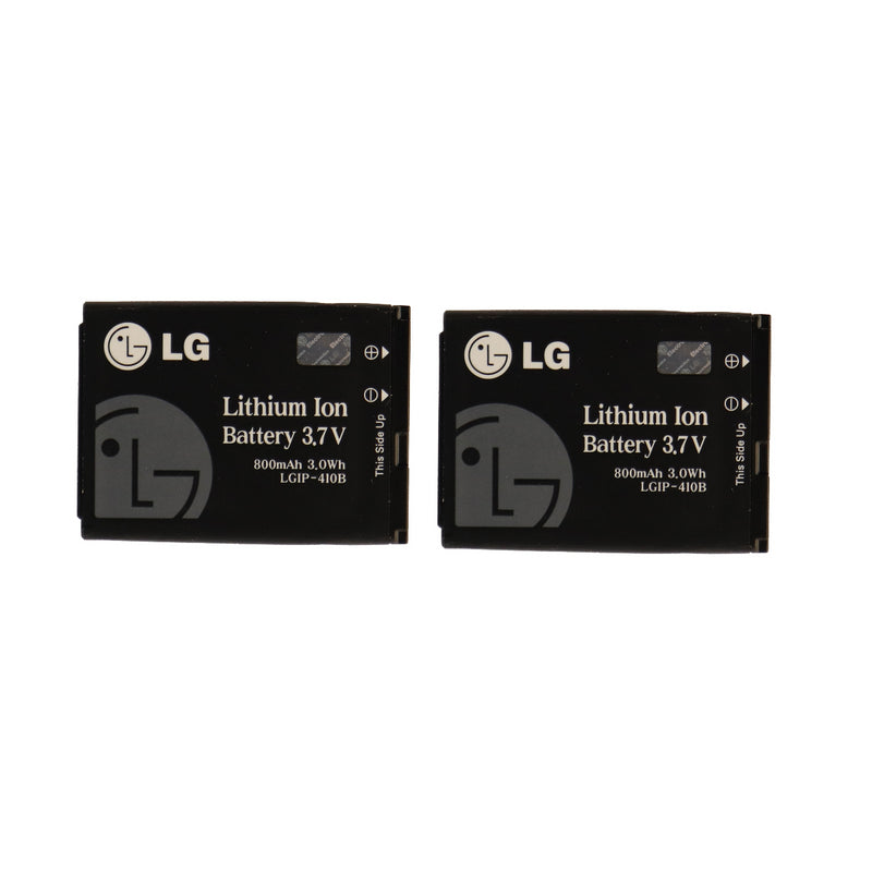 KIT 2x LG LGIP-410B 800mAh Replacement Battery for LG Glance VX7100 - LG - Simple Cell Shop, Free shipping from Maryland!